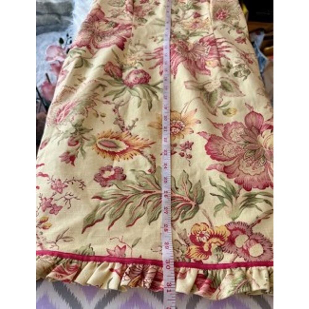 Vintage Maggy London Floral Slip Dress Cottagecore Midi Dress Size 8 - Picture 3 of 11
